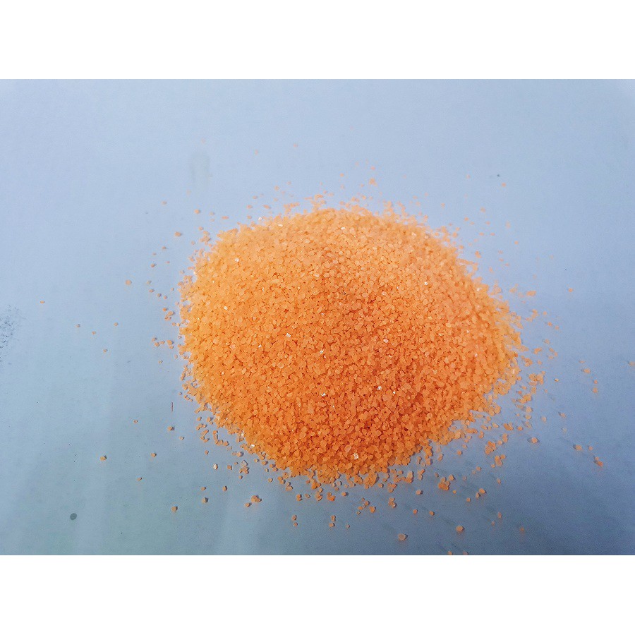 1KG CÁT THẠCH ANH CAM TRANG TRÍ HỒ CÁ NON BỘ