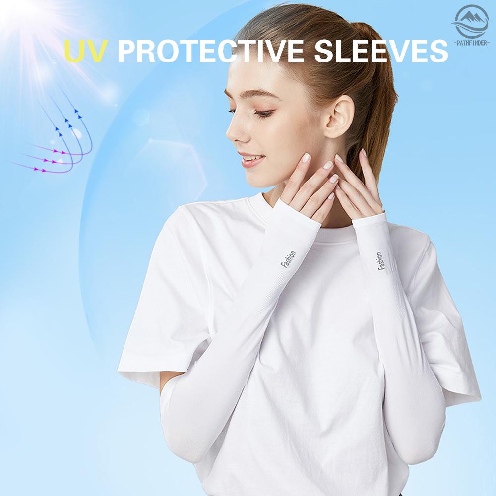 1 Đôi Găng Tay Chống Tia Uv Cho Hoạt Động Ngoài Trời