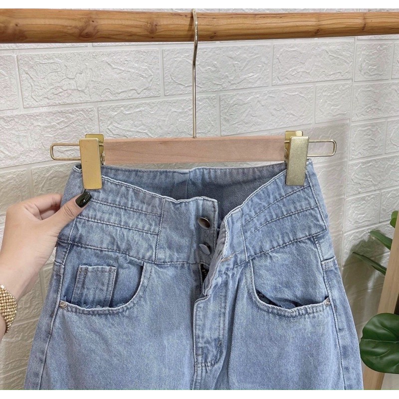 QUẦN JEAN BAGGY NỮ CẠP CAO LƯNG CÁ TÍNH MS 63 [CLIP THẬT] [FREESHIP] hàng loại 1, VẢI DÀY | BigBuy360 - bigbuy360.vn