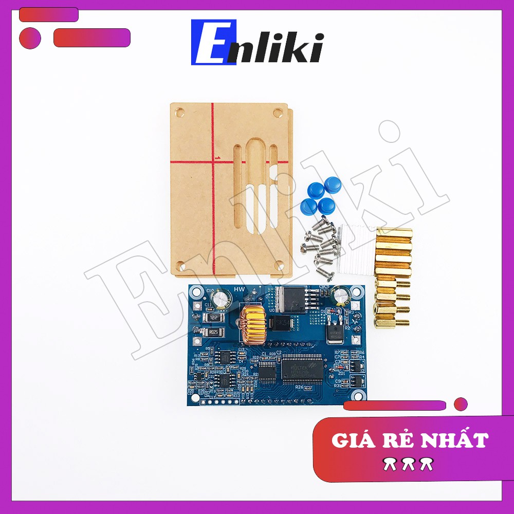 DC-DC Mạch Nguồn Buck Hạ Áp 5A Hiển Thị LCD (Có Vỏ Nhựa Mica)