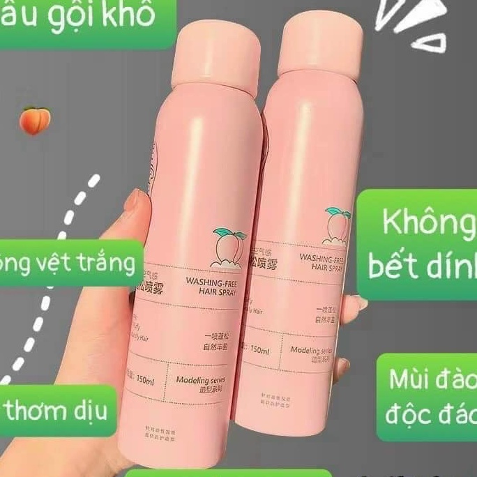 Dầu gội khô Spes 150ml, Không bết dính, tạo phồng tóc