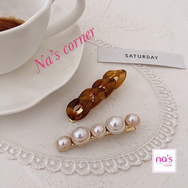 Set 2 Kẹp tóc mỏ vịt sang trọng phong cách Hàn quốc