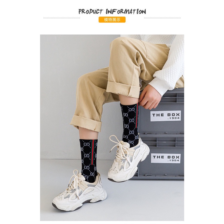 Tất nữ  TẶNG QUÀTất Nữ cổ cao cotton len tăm gu chì phong cách hàn quốc MÃ T19