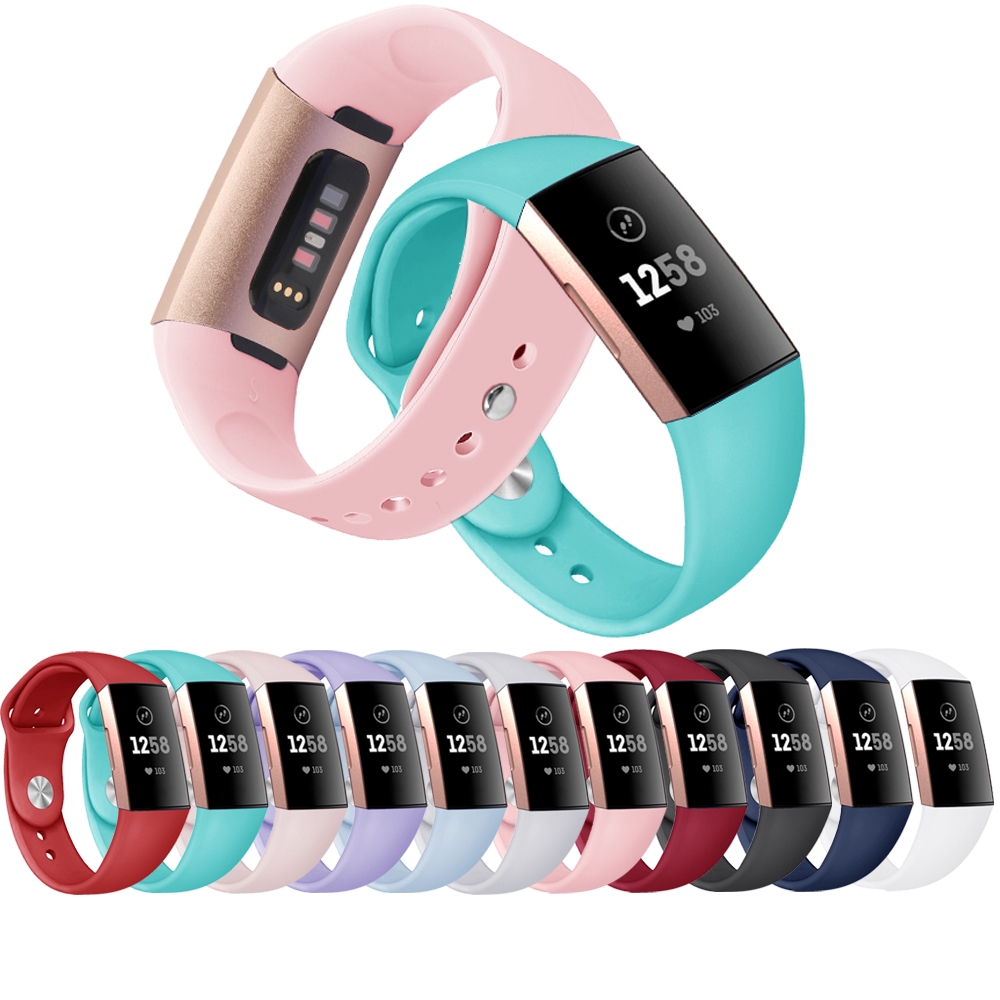 Dây Đeo Thay Thế Nhiều Màu Cho Đồng Hồ Thông Minh Fitbit Charge 3