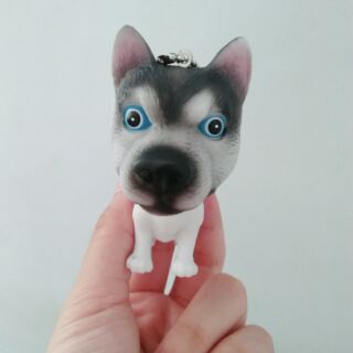 Móc khóa chó Husky & Pug
