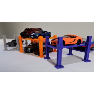 Cầu nâng xe 4 chân cho mô hình 1:64 Hotwheels,Minigt,Tomica