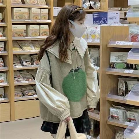 Cổ Phiếu Sẵn Sàng❤Ah F &amp; X Áo Sweater Dệt Kim Không Tay Dáng Rộng In Hoa Hồng Phong Cách Pháp Mùa Hè 2022 Cho Nữ