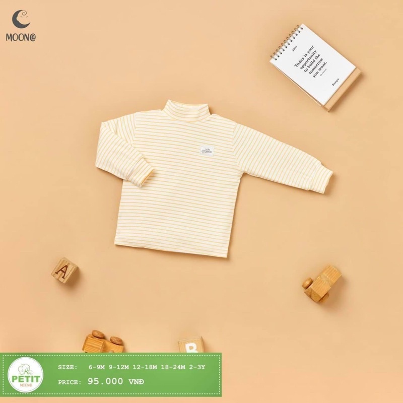 Áo giữ nhiệt cổ 3cm chất pettit siêu mềm, dễ chịu cho bé