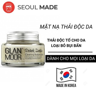 Mặt nạ thải độc da và loại bỏ bụi mịn Hàn Quốc Glan Moor Detok Zeolite Clearing Bubble 125mg