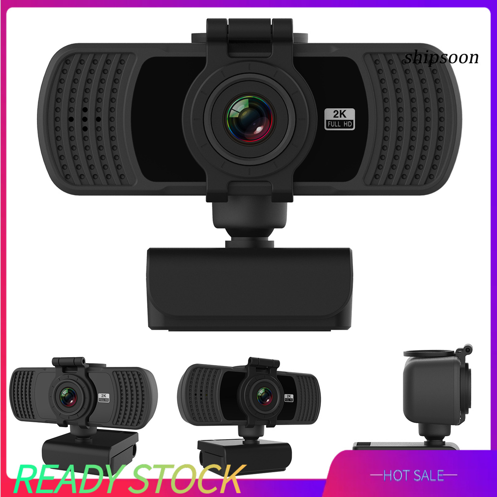 Webcam Ssn - Webcam 2k Autofous Usb Hd Kèm Mic Cho Mac Laptop