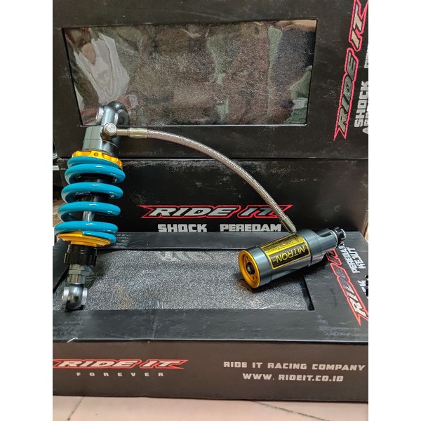 Phuộc NITRON bình dầu xoay 360 lắp Ex2010 Ex135 Ex150 Ex155 Ex2011 Winner WinnerX WinnerV1 Sonic Raider Satria