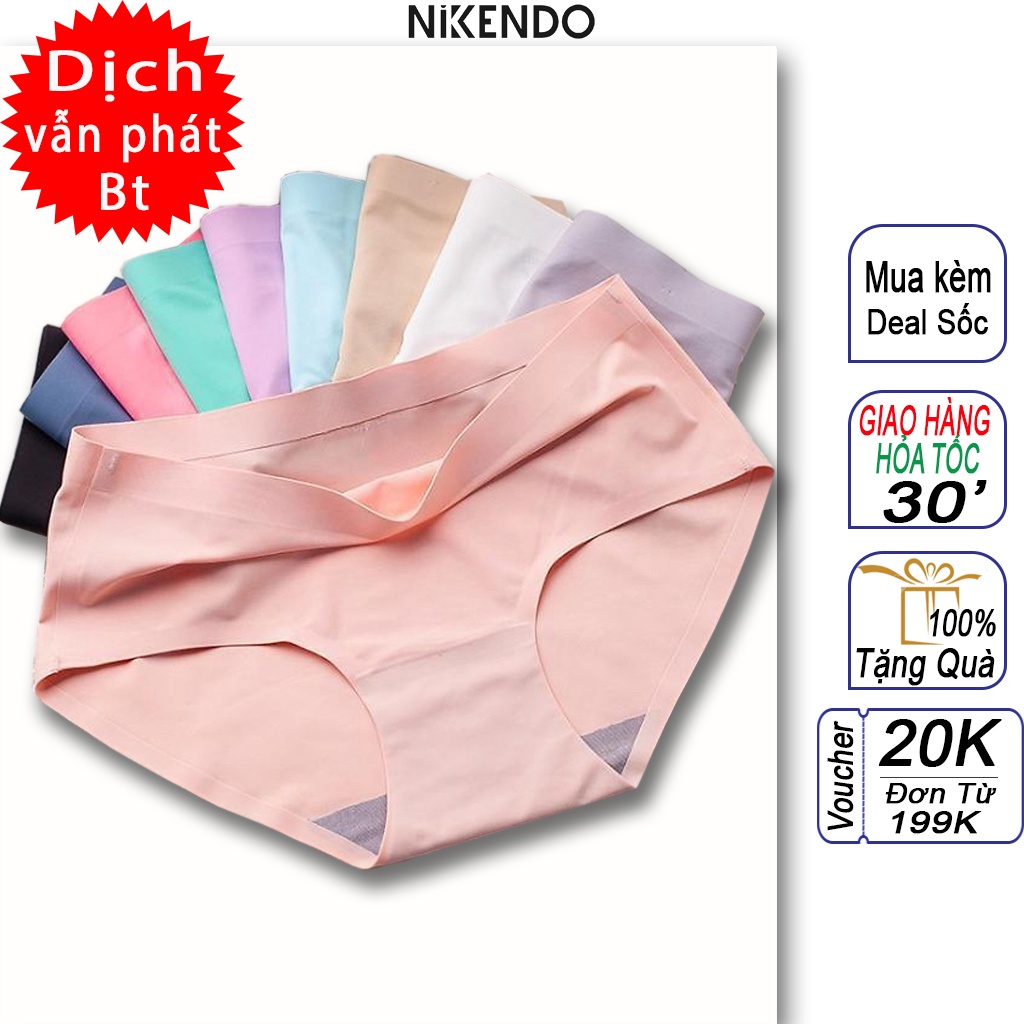 Quần Lót Nữ Đúc Su Thun Lạnh Không Đường May Cao Cấp Hàng Loại I Nikendo QL4