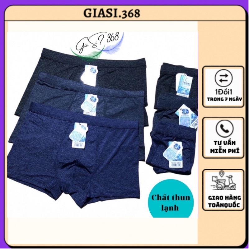 3 chiếc Quần lót nam , quần  xxịp đùi cao cấp chất thun lạnh mềm mịn thoáng mát, size XL, XXL,XXXL