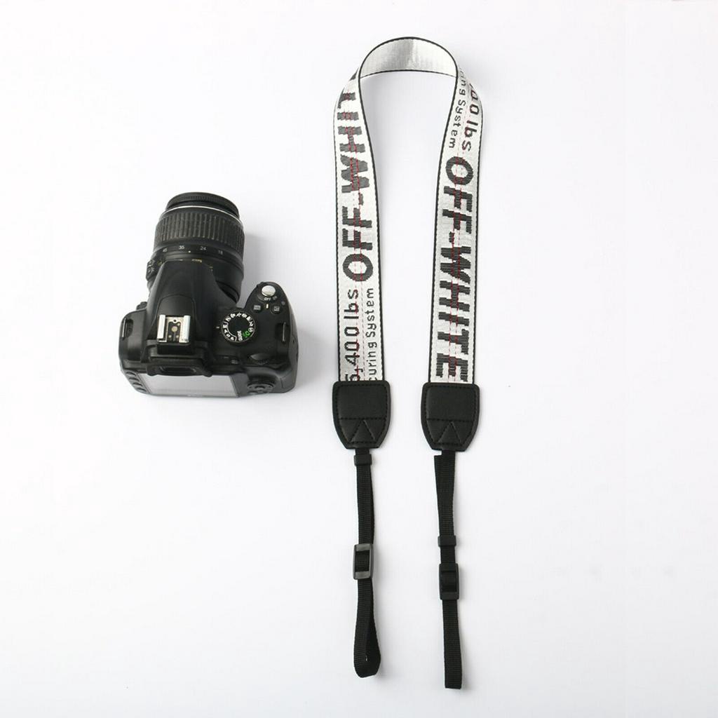 Offwhite Dây Đeo Máy Ảnh DSLR