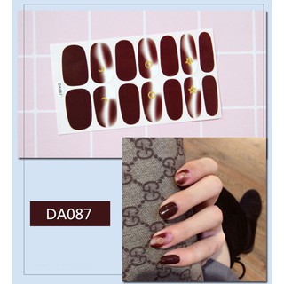 Bộ sticker dán móng tay trang trí 3D DA081 - DA100