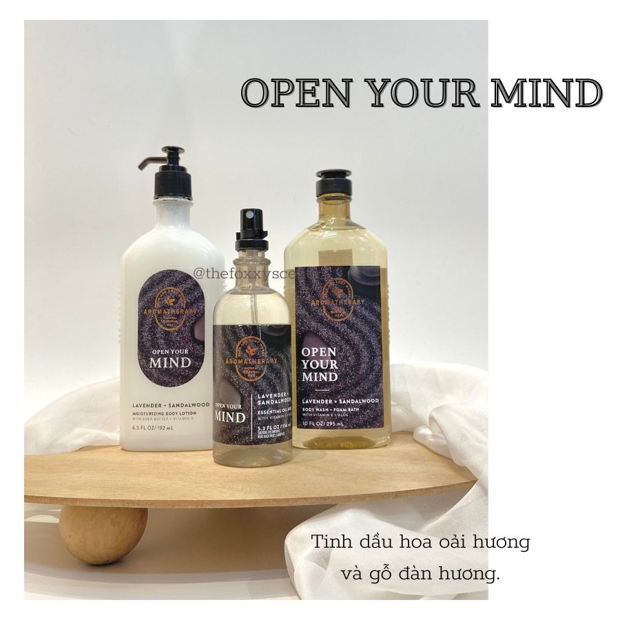 Sữa tắm Bath and Body Works dòng Aromatherapy thư giãn - chính hãng