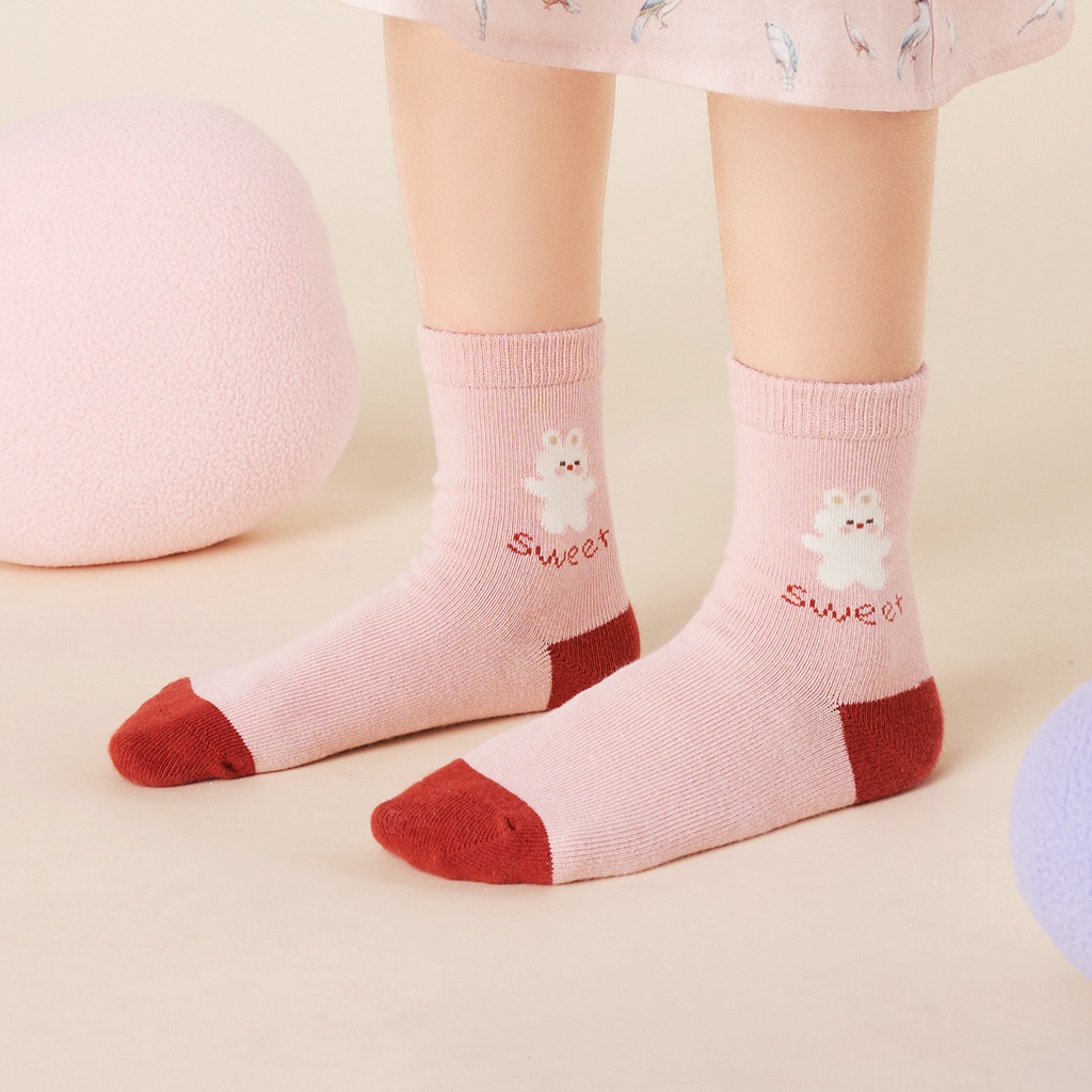 Vớ Cheerful Mario chất liệu cotton thoải mái cho trẻ em