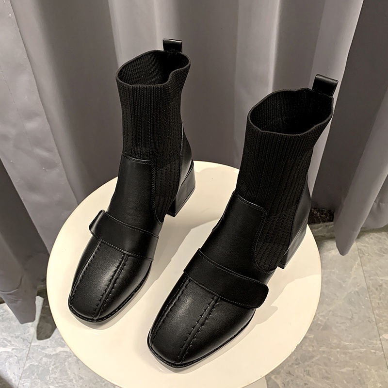 Giày Bốt Martin Phong Cách Anh Quốc Kiểu Mới Thời Trang Xuân Thu Cho Nữ