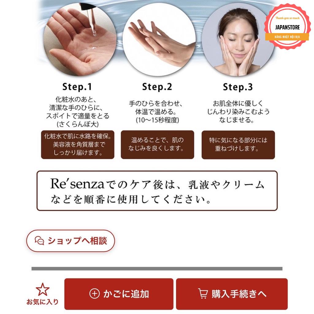 Serum nhau thai ngựa💖FREESHIP💖Tinh chất dưỡng trắng da chiết xuất nhau thai ngựa cao cấp thu nhỏ lỗ chân lông Re'senza | BigBuy360 - bigbuy360.vn