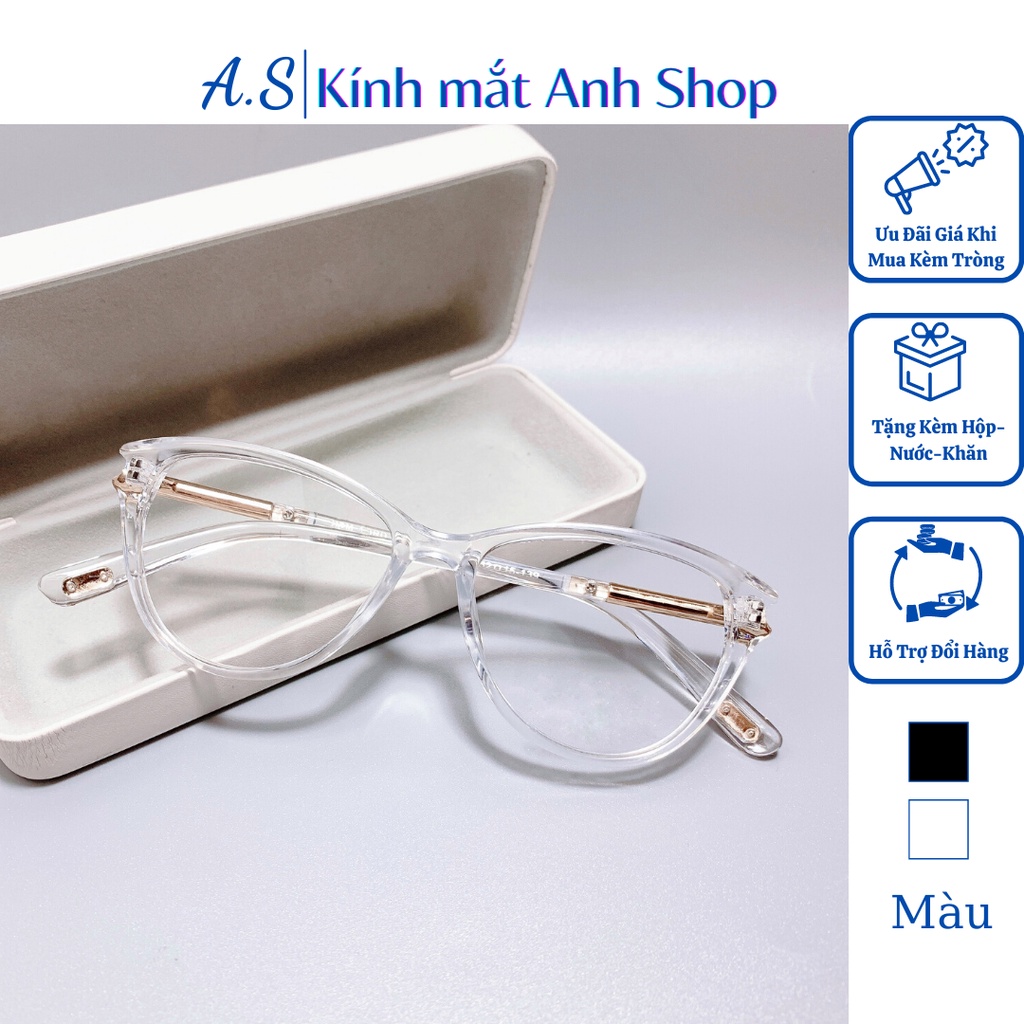 Gọng kính mắt mèo chất liệu nhựa dày dặn bền đẹp 5190
