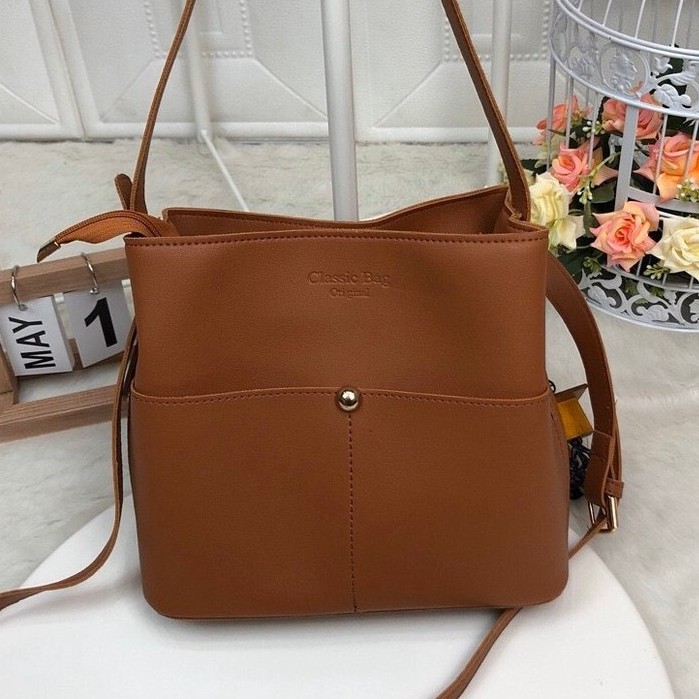 [Mã FAMAYWA2 giảm 10k đơn từ 50k] Túi xách tote da đeo chéo nữ đẹp giá rẻ CLABA | BigBuy360 - bigbuy360.vn