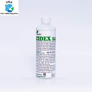 Dung dịch phòng trị rêu hại Cidex 14 nguyên chất - glutaraldehyde 2.6% (Chai 500ml)