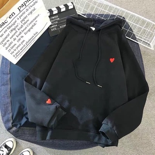 Áo hoodie thêu trái tim