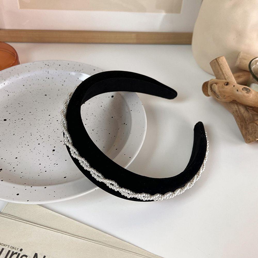 Băng Đô Cài Tóc Bằng Xốp Dày Dặn Phong Cách Pháp Thời Trang Cho Nữ