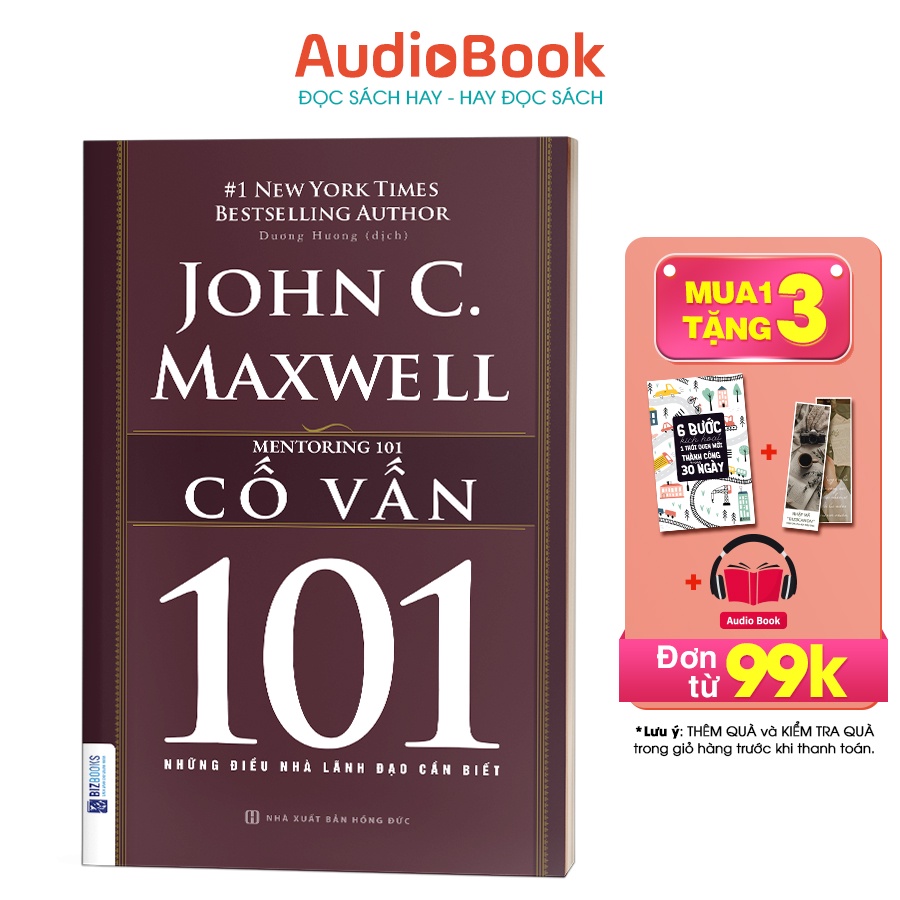 BIZBOOKS - Sách Mentoring 101 - Cố vấn 101 Những điều nhà lãnh đạo cần biết