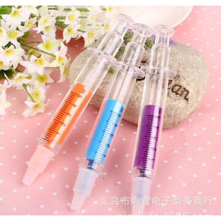 bút check line nhớ dòng hình ống tiêm