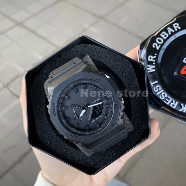 Đồng hồ nam, nữ WR unisex dây nhựa kiểu dáng năng động cho tuổi teen