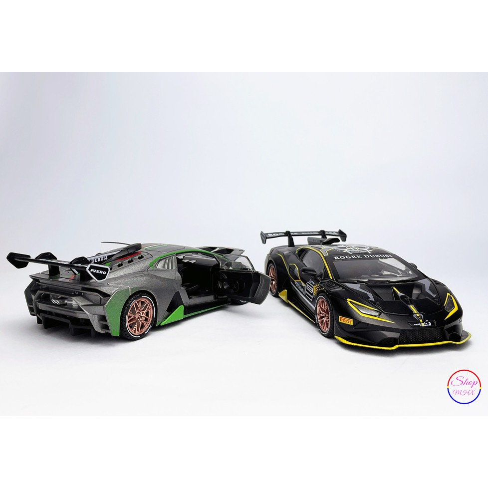 Xe đồ chơi mô hình sắt Lamborghini Huracan Super Evo TẶNG KÈM BIỂN SỐ tỉ lệ 1:32 hãng Chimei