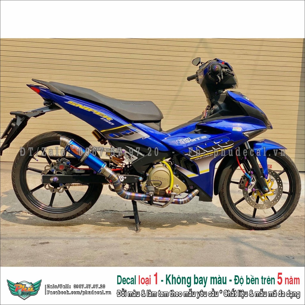 Tem rời Ex 150 siniper xanh (8)