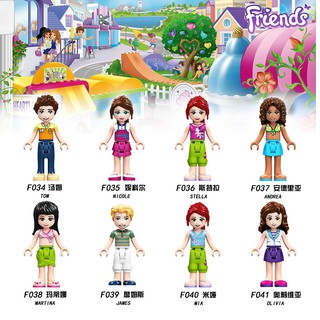 Bộ Đồ Chơi Lắp Ráp Nhân Vật Andrea Mia Stella James Tom Cho Bé