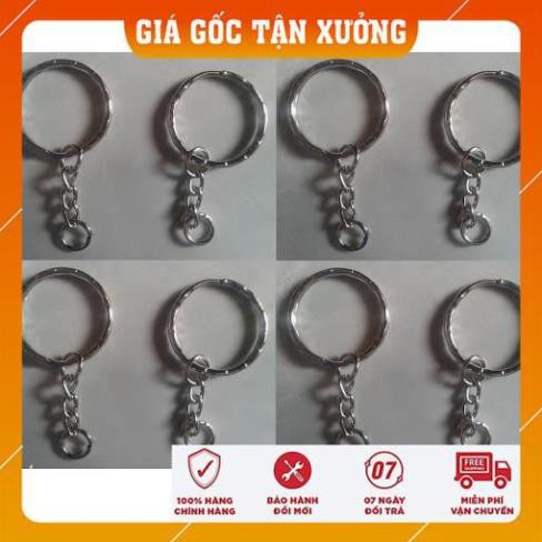 Dây xích móc khóa, khuyên móc khóa kim loại, móc khóa