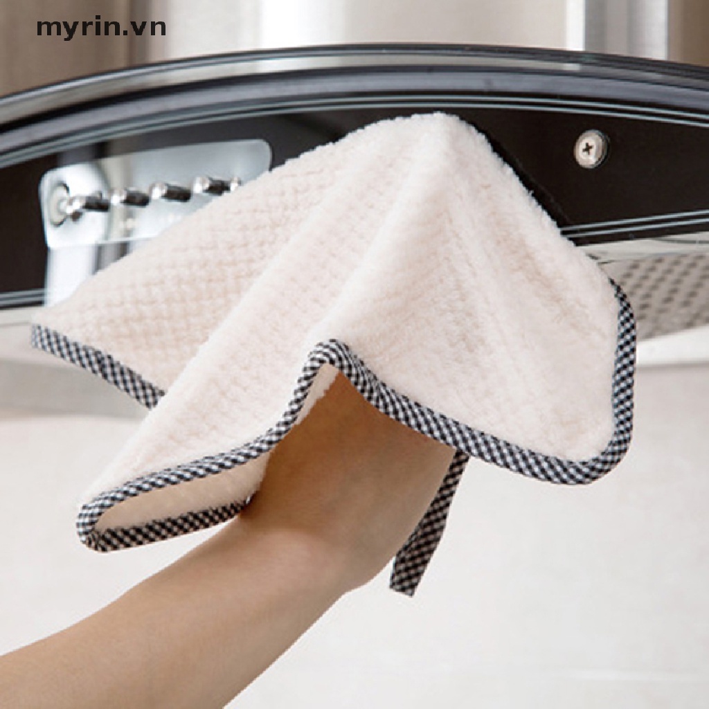 1 Khăn Lau Chén Đĩa Sợi Tre