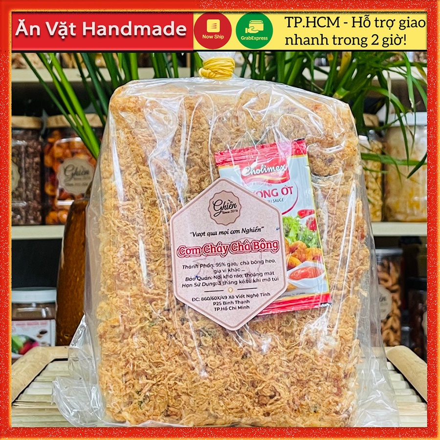 ( Đồ ăn vặt ) 250g Cơm cháy chà bông Sài Gòn