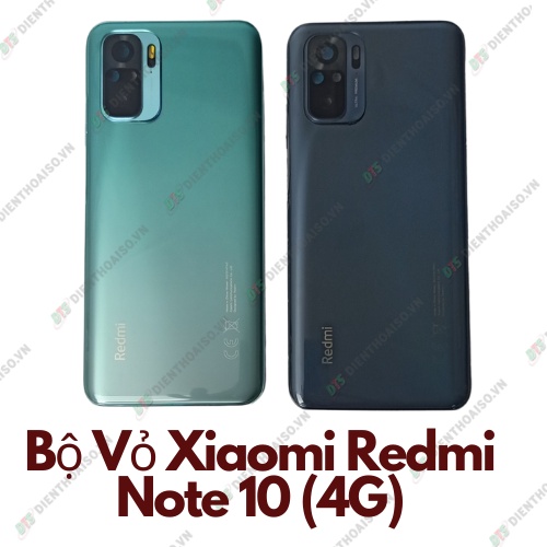 Vỏ xiaomi redmi note 10 4g màu xanh và đen