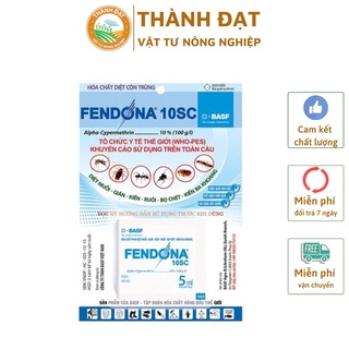 Thuốc diệt muỗi Fendona10SC, gói 5ml, hiệu quả, không mùi, diệt gián, ruồi,kiến ba khoang, côn trùng