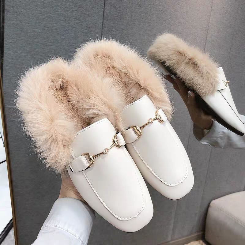 (Video/Sẵn 36,37,38) Dép sục lót lông thời trang A23 | BigBuy360 - bigbuy360.vn