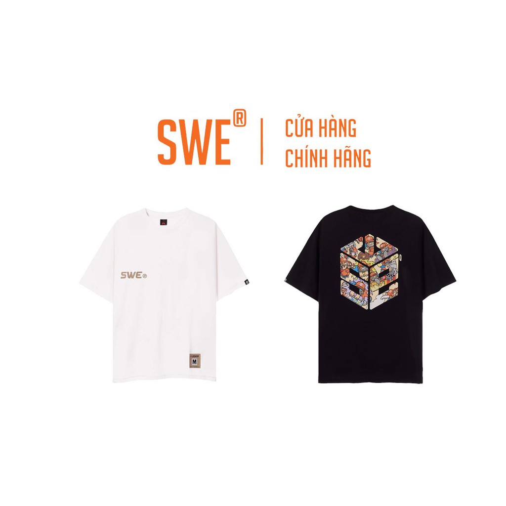 [Full Tag Hãng] Áo thun Swe Cube Mozzie tee local brand phông ulzzang unisex streetwear form rộng ( teelab,outerity) | WebRaoVat - webraovat.net.vn