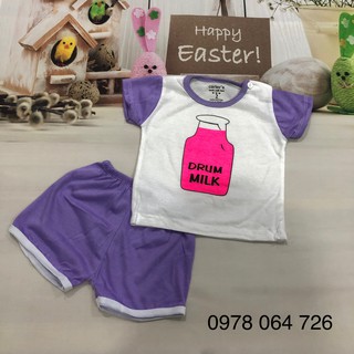 (XẢ KHO) Bộ cotton cho bé cực yêu