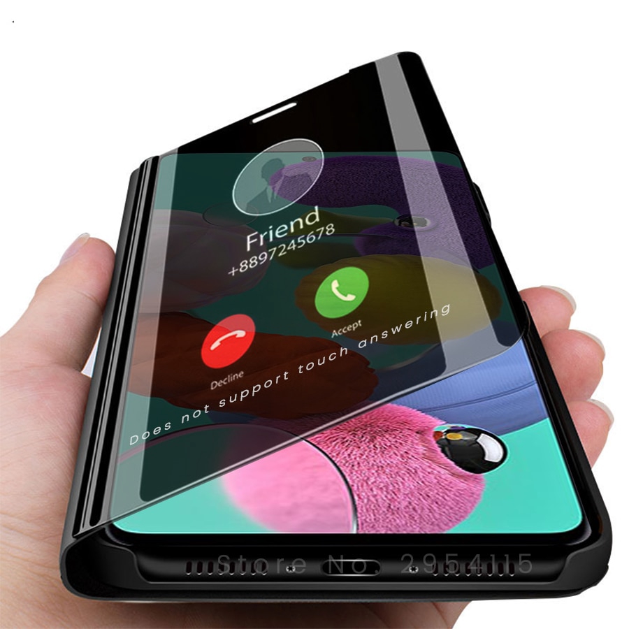 smart mirror flip cover case for Samsung Galaxy M10 M21 M30s M31 M60S M80S cases stand coque samsung m10 m21 m30s m31 m60s m80s