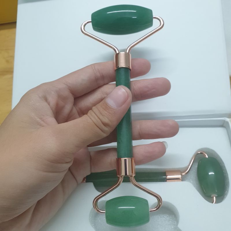 Bộ massage mặt, mí mắt đẹp da bằng đá thach.anh thiên nhiên