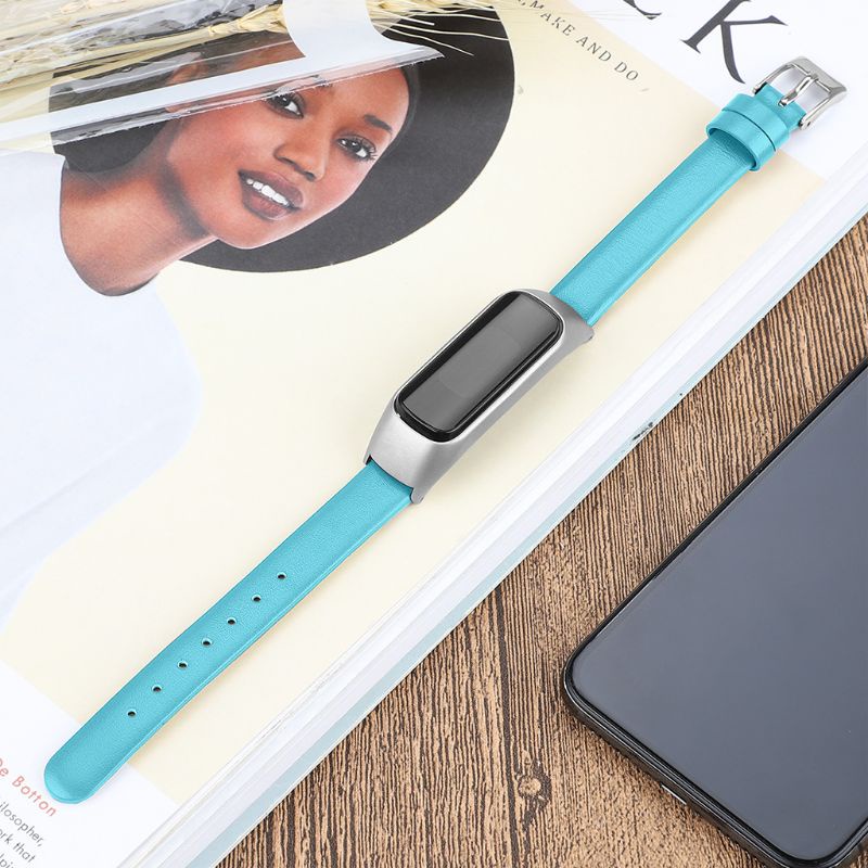 Dây Đeo Thay Thế Bằng Da Thật Cho Đồng Hồ Thông Minh Samsung Galaxy Fit-e