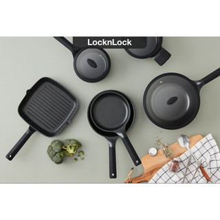 Dòng nồi chảo edge lock&lock 18cm 20cm 24cm 28cm cas1811 cac2011 cac2411 caf2011 caf2811 caw2811