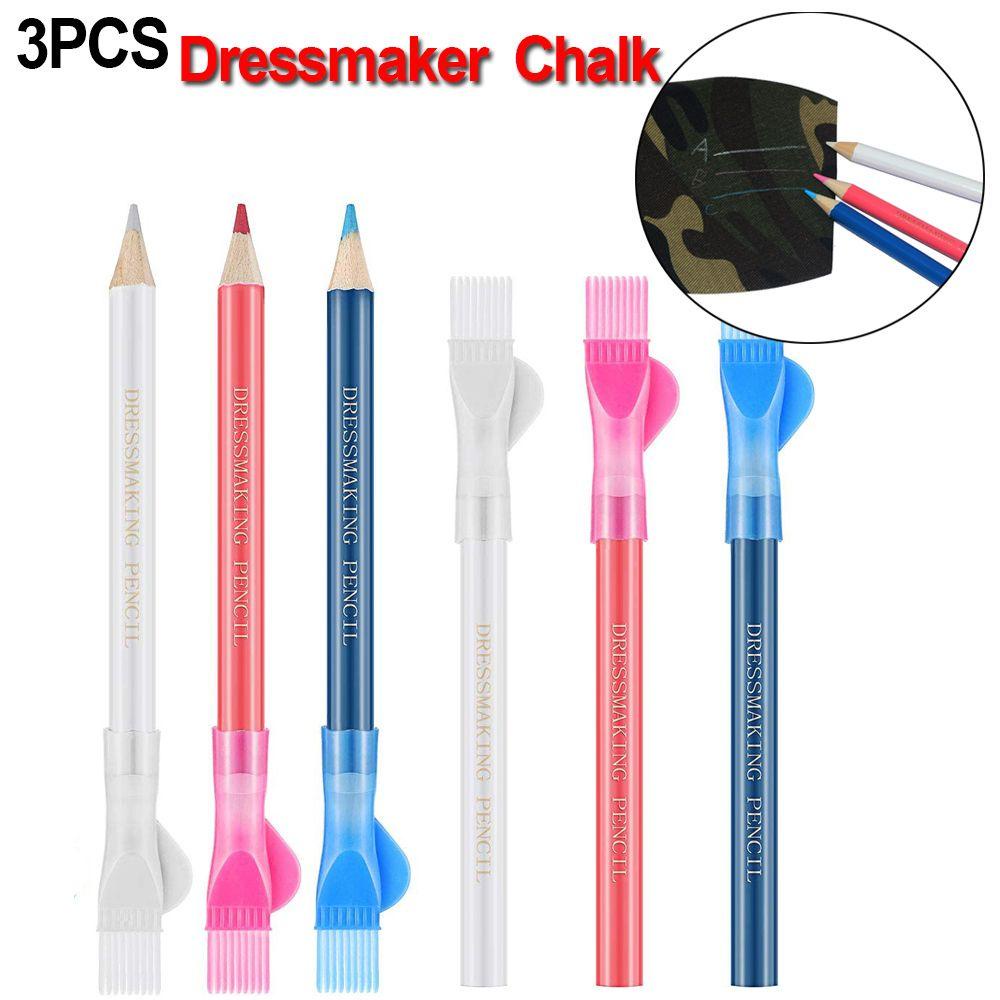 Set 3 Phấn Viết Bảng Có Thể Xóa Được Kèm Bút Đánh Dấu Dành Cho Thợ May DIY