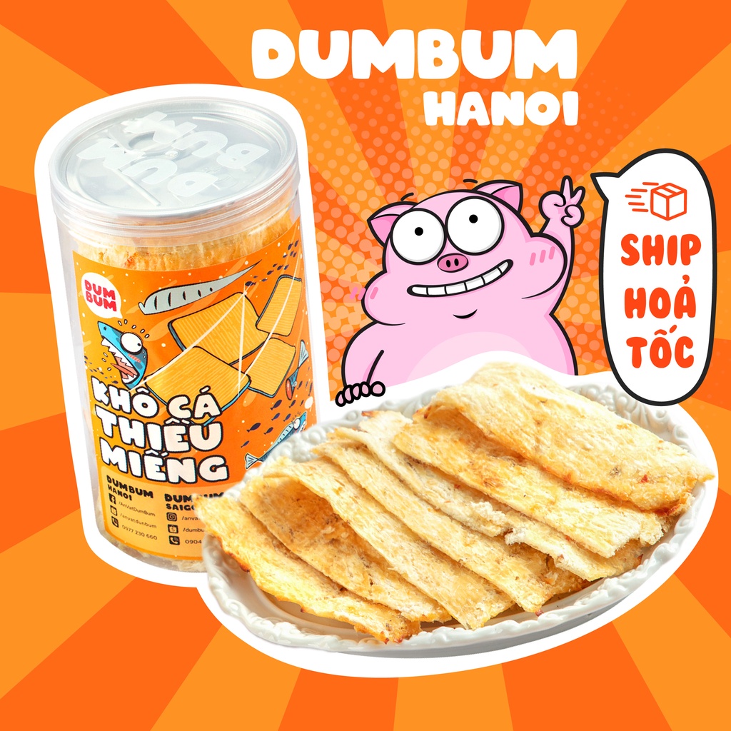 Khô cá thiều miếng DumBum 200g đồ ăn vặt Hà Nội
