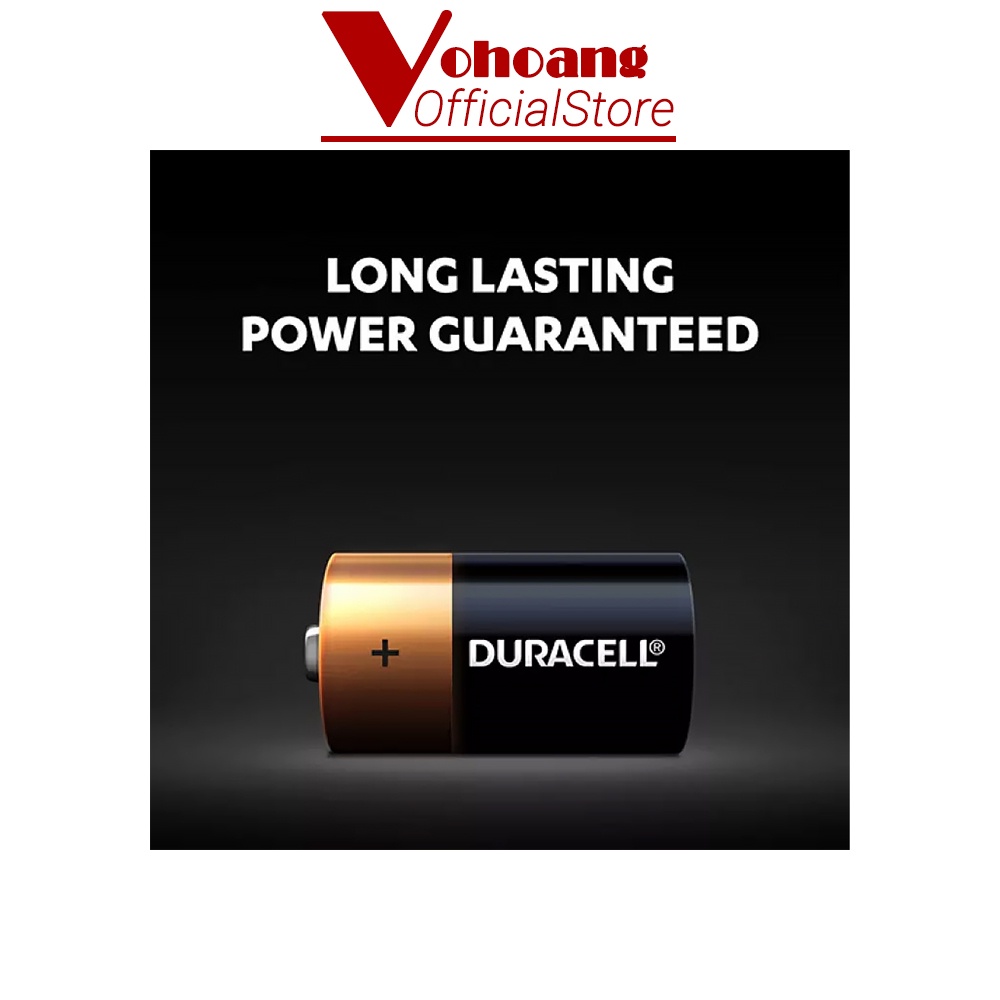 Vỉ 2 viên pin C Duracell - Pin trung Duracell 1.5V