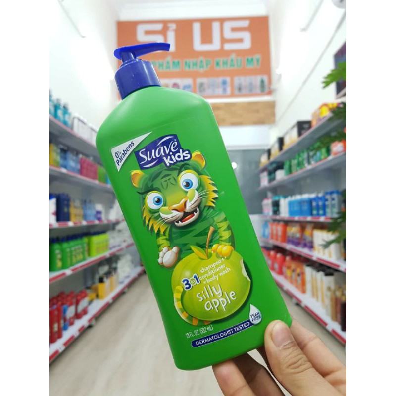 Sữa tắm SUAVE KIDS trẻ em 532ml của Mỹ